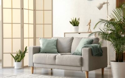 Room divider panels for an open concept space