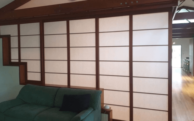 Maintaining Japanese sliding doors