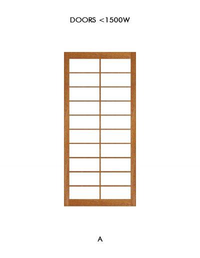 Oriental Shoji door design A