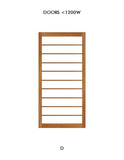 Contemporary Shoji door design D