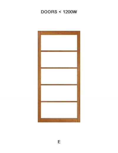 Contemporary Shoji door design E