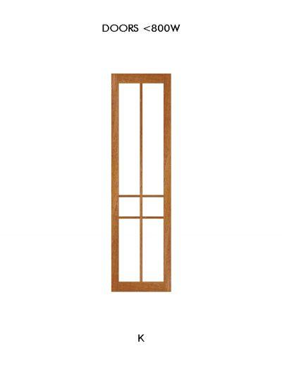 Classic Shoji door design K