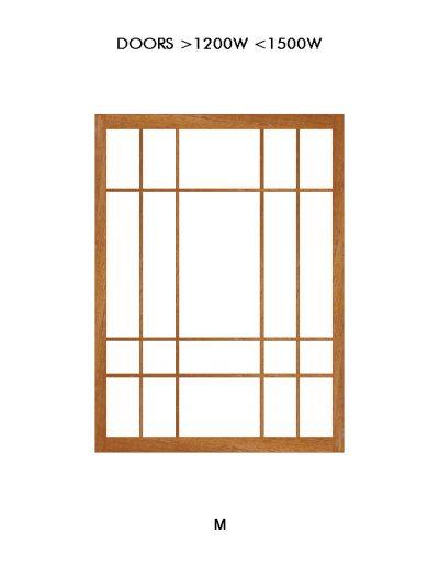 Classic Shoji door design M
