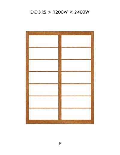 Contemporary Shoji door design P