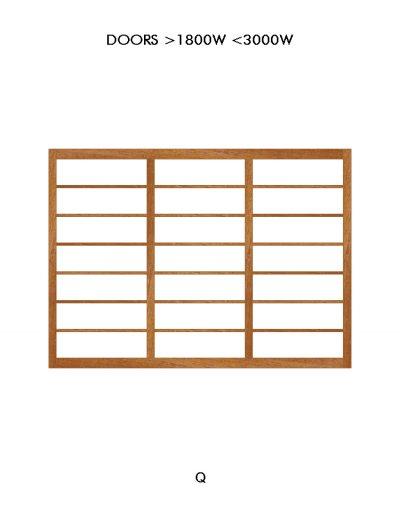 Contemporary Shoji door design Q